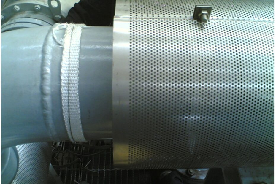 Personal protection insulation featuring welded mesh cladding material.