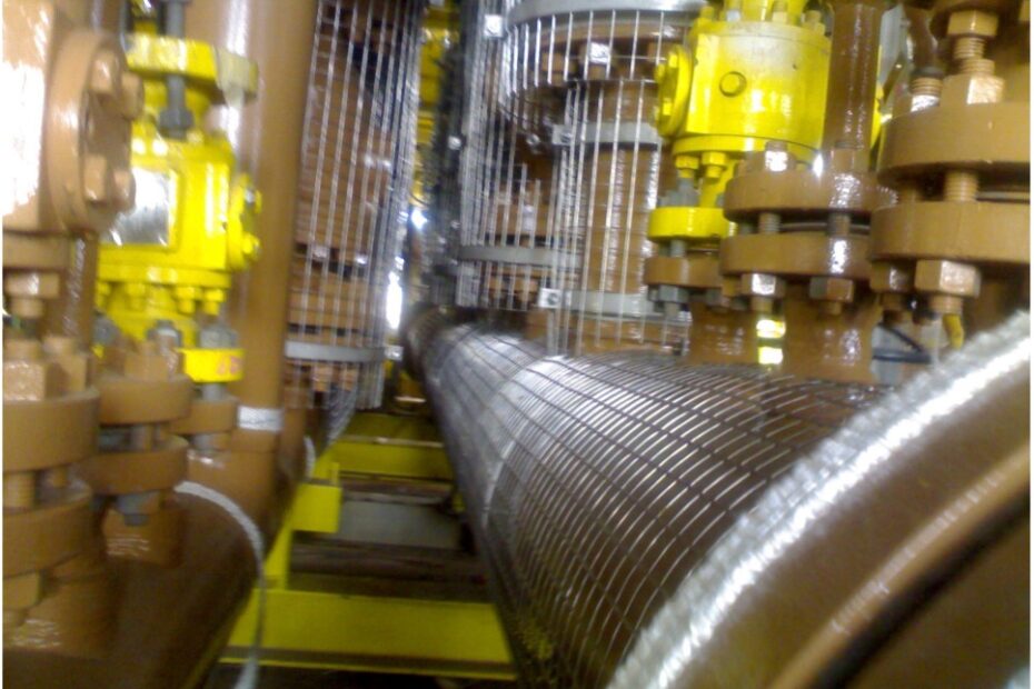 Personal protection insulation featuring welded mesh cladding material.